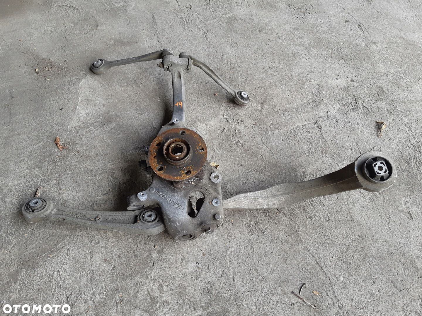 AUDI A4 B8 A5 8T A6 C7 A7 ZWROTNICA LEWA LEWY PRZÓD 8K0407257L - 3