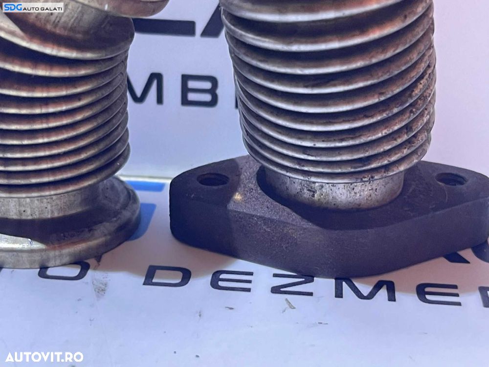 Set Teava Tevi Conducta Conducte Racord Racorduri Racitor Gaze EGR Peugeot Partner 2.0 HDI 1996 - 2008 Cod 96319679 - 2