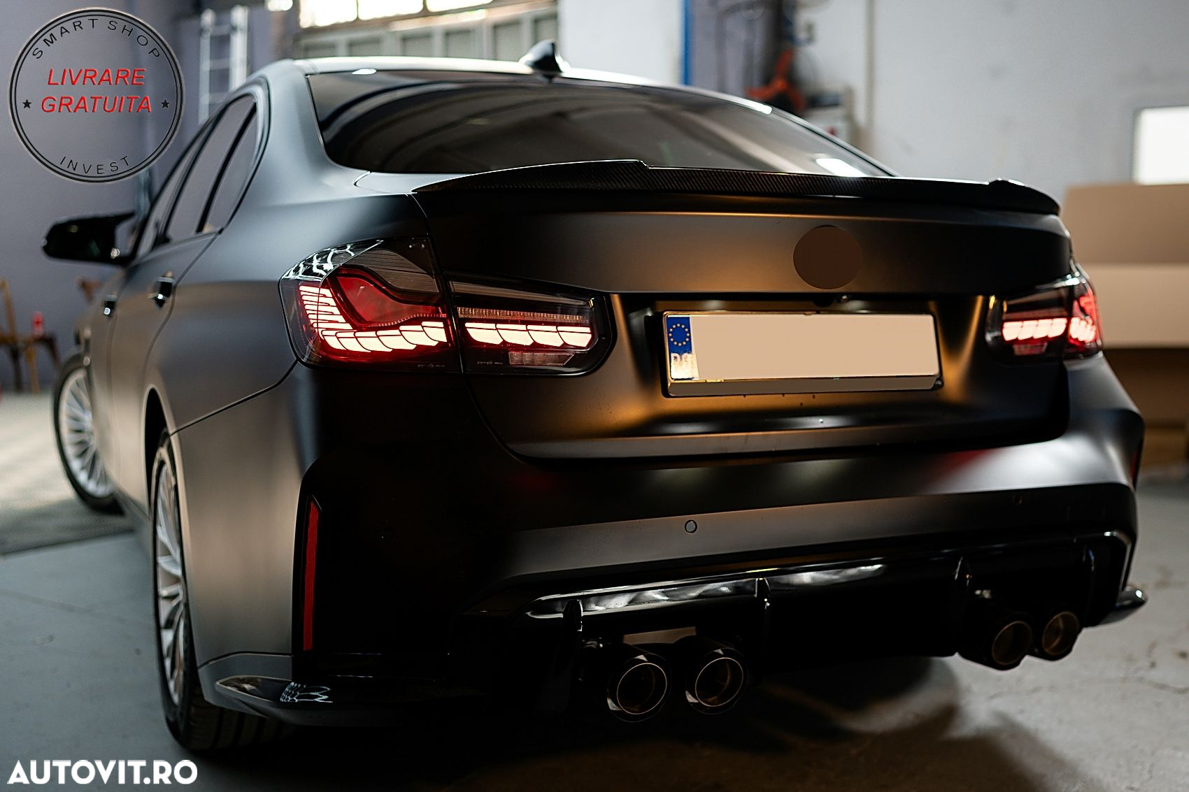 Eleron Portbagaj BMW Seria 3 F30 F80 (2011-2018) M4 Design Real Carbon- livrare gratuita - 15