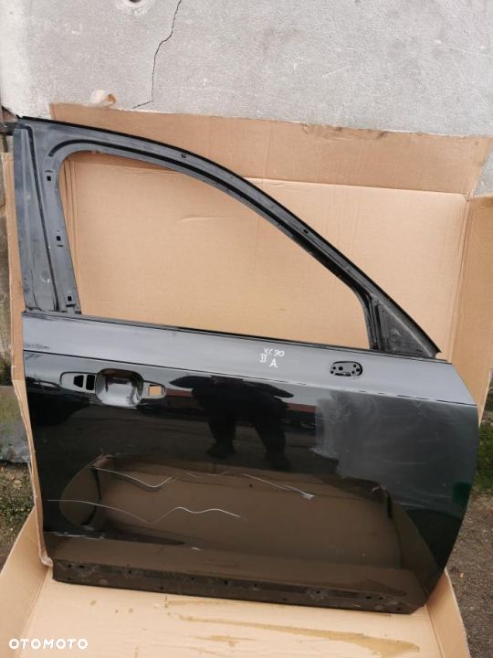 DRZWI PRZÓD PRZEDNIE PRAWE RH VOLVO XC90 II 2 14+ CZARNE ORYGINAŁ - 1