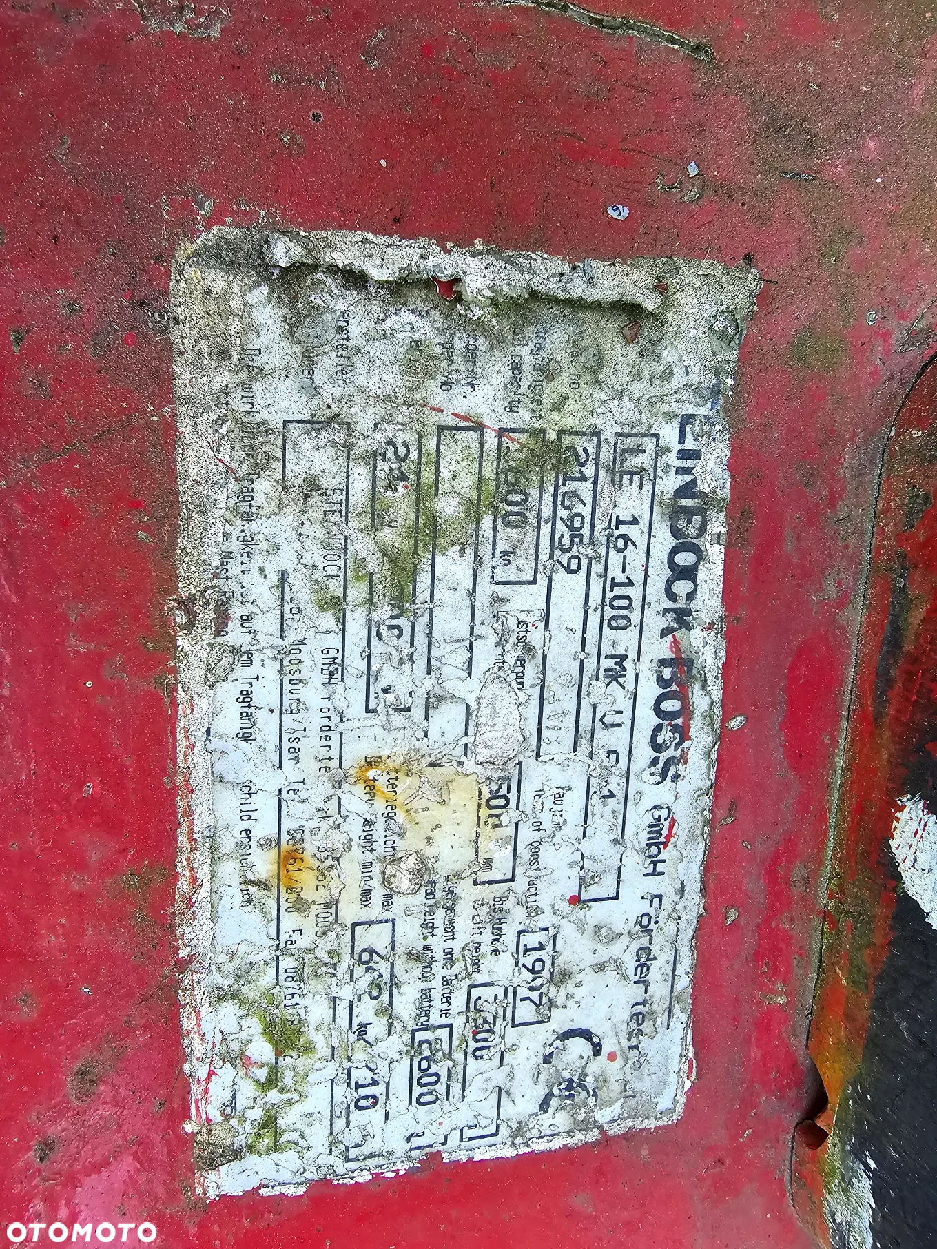 steinbock boss LE 16-00 części - 2