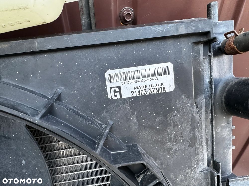 Komplet Chłodnic Wody Intercooler Klimy Wentylator Nissan Pulsar I 1,5 dCi - 3