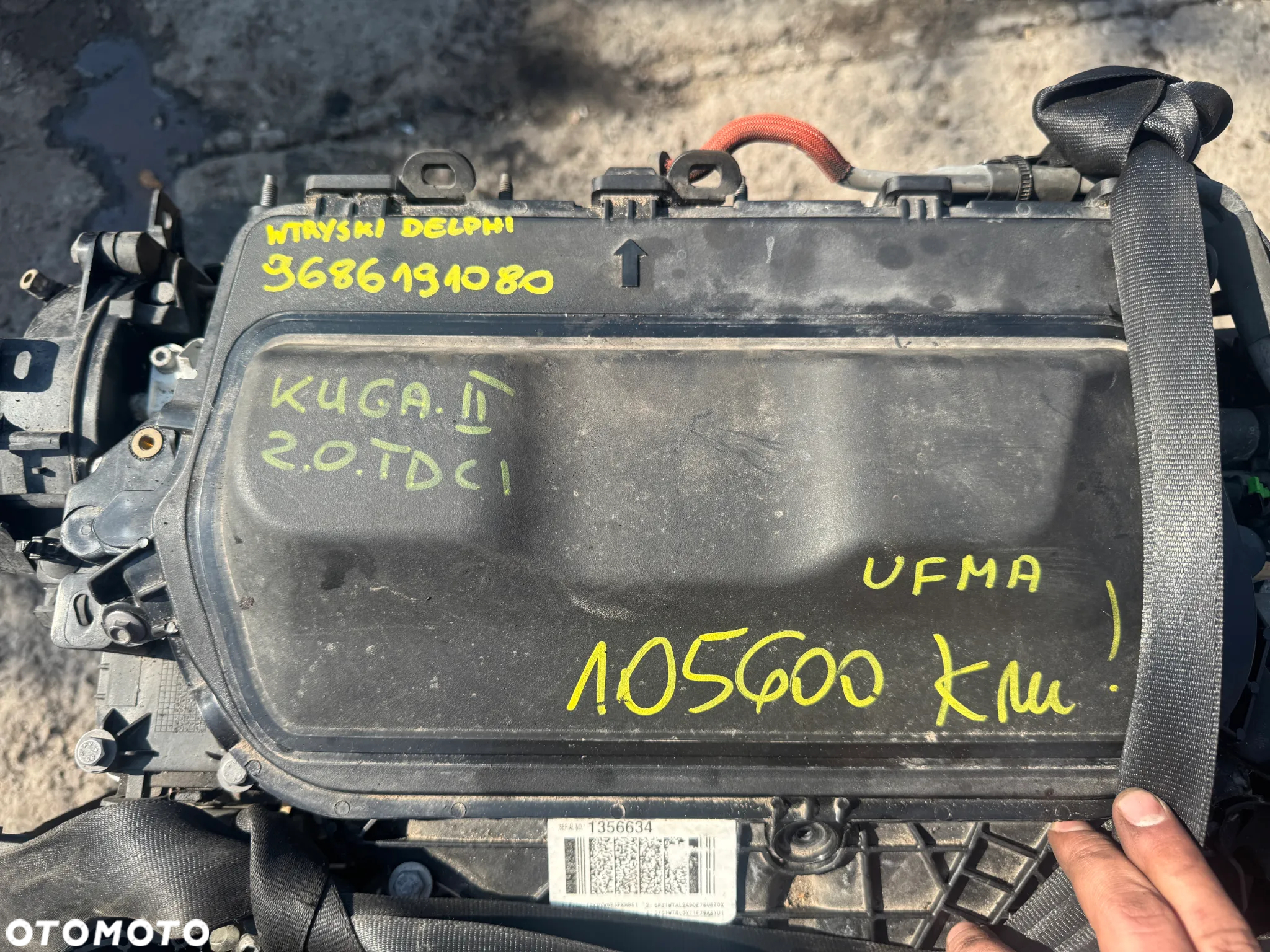Silnik UFMA D4204T 2.0 TDCI 105TYS! Ford Kuga II MK2 2012- OE - 2