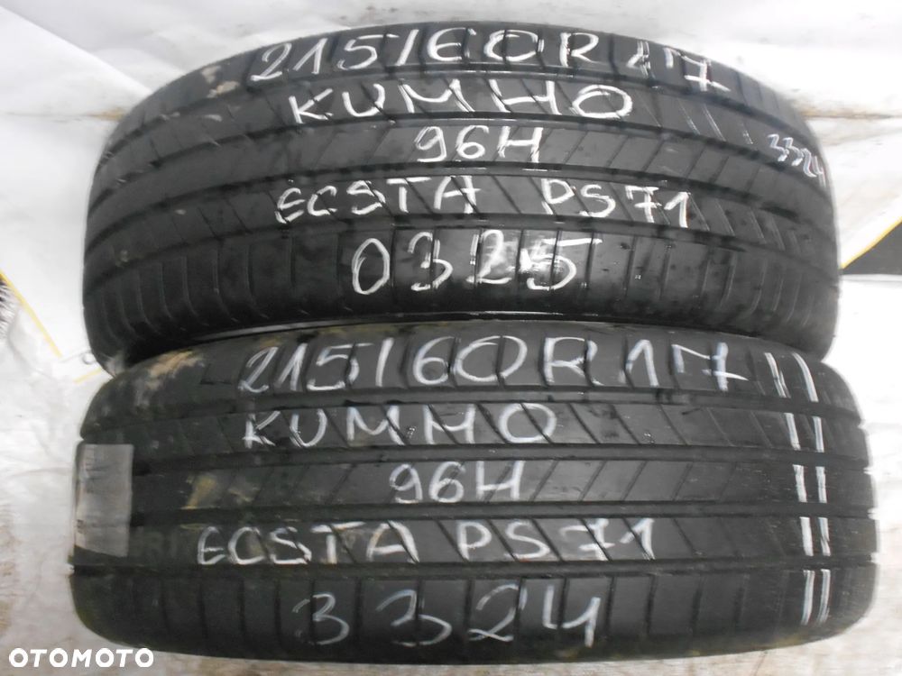 OPONY 215/60R17 KUMHO ECSTA PS71 DOT 0325 / 3324 8MM - 1