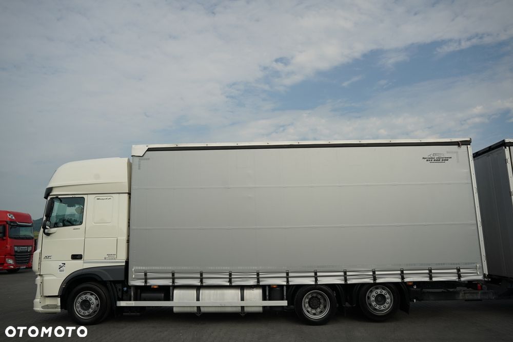 DAF XF 480 / ZESTAW TANDEM / SSC / PRZEJAZDOWY / 120 M3 / KLIMA POSTOJOWA/ OŚ PODNOSZONA / DACH PODNOSZNY / PRZYCZEPA - 9