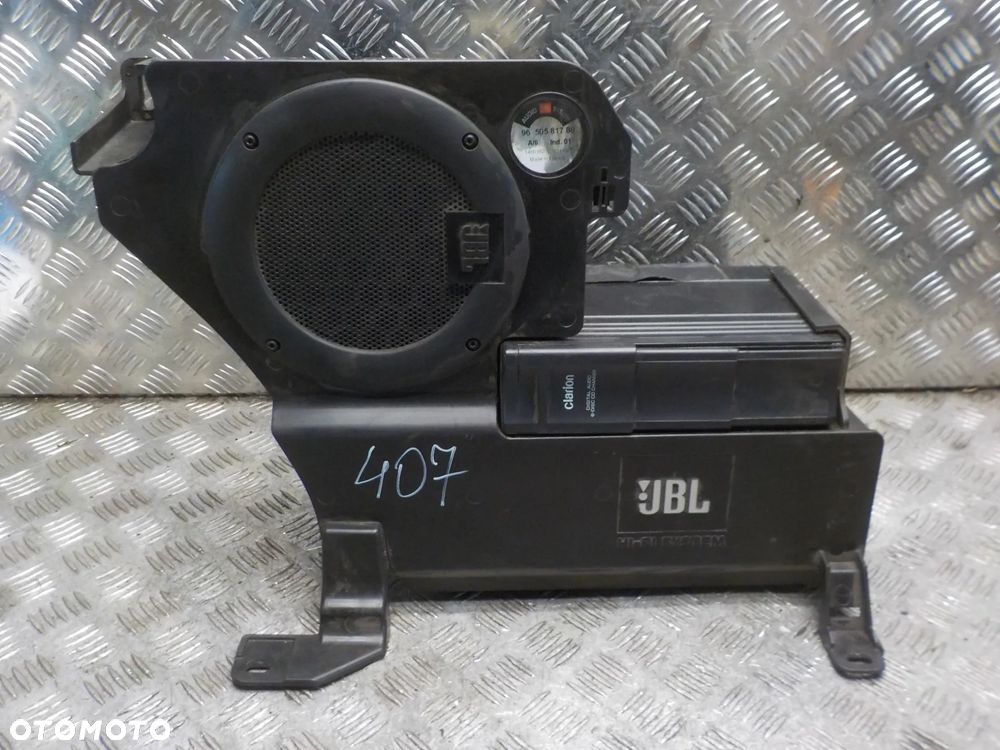 PEUGEOT 407 KOMBI GŁOŚNIK BASOWY SUBWOOFER 9650581780 - 1