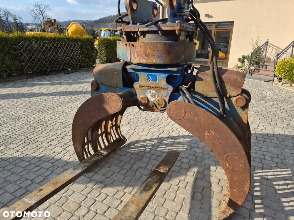 Mc Quaid HH2500 na 2 siłownikach, chwytak hydrauliczny obrotowy sortujący wyburzeniowy kleszcze, waga 1800kg. - 1