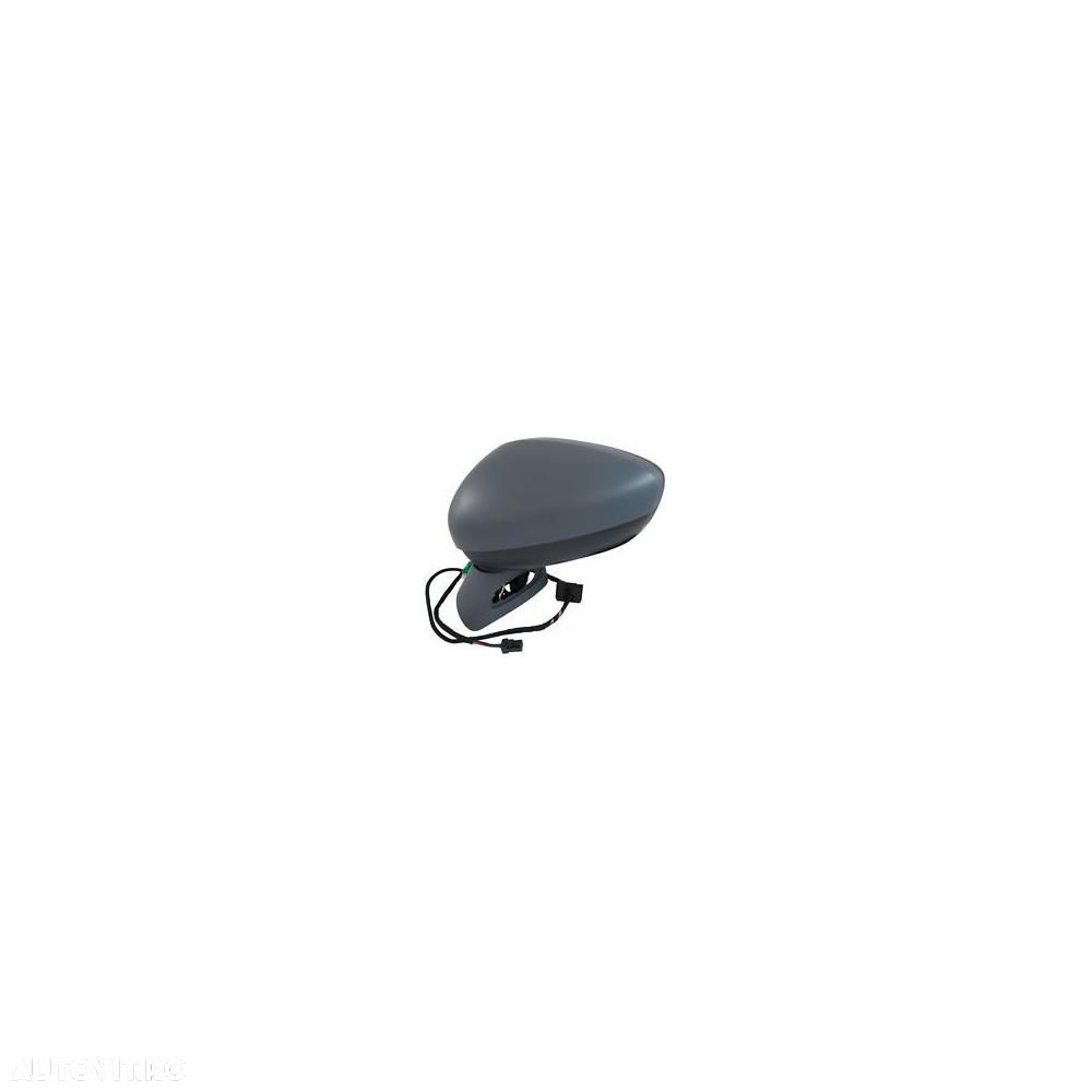 Oglinda exterioara Citroen C4 (B7), 09.2010-, Citroen Ds4, 06.2011-, stanga/dreapta, culoare sticla crom, sticla convexa, carcasa grunduita, cu incalzire, ajustare electrica, 1607028580; 8154EJ; 8154QT - 1