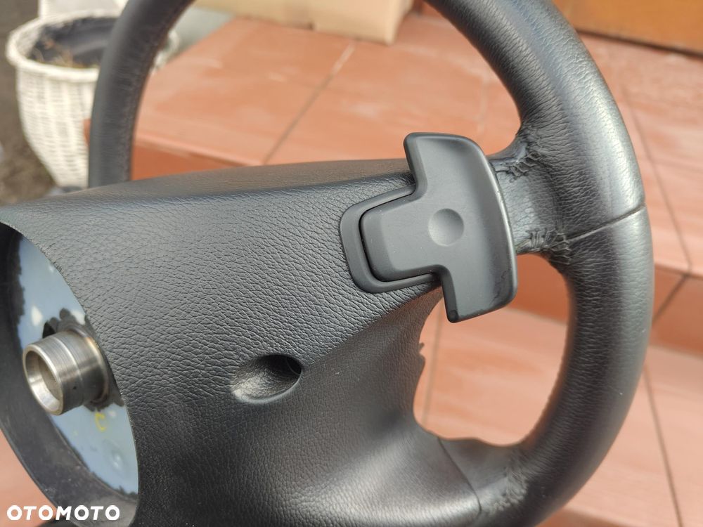 MERCEDES W209 CLK W211 LIFT W219 CLS KIEROWNICA czarna Skórzana Łopatki - 23