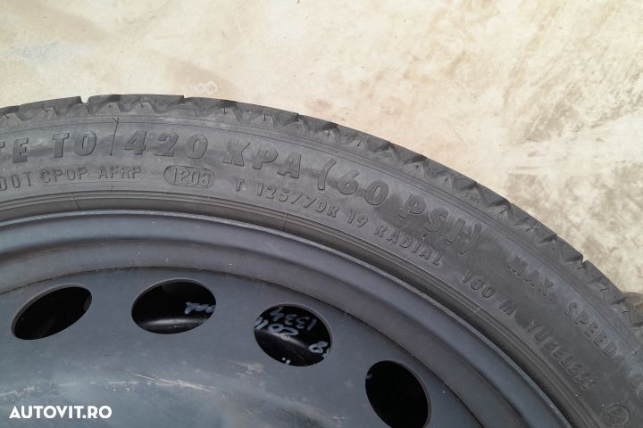 Roata de rezerva slim R19 T125 / 70 R19 T125 / 70 R19 Opel Astra K [2 - 2