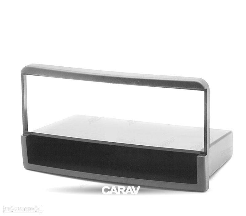 MOLDURA ADAPTADOR PRETO PARA RADIO 1-DIN FORD FIESTA FOCUS GALAXY MONDEO COUGAR PUMA ESCAPE EXPLORER - 3
