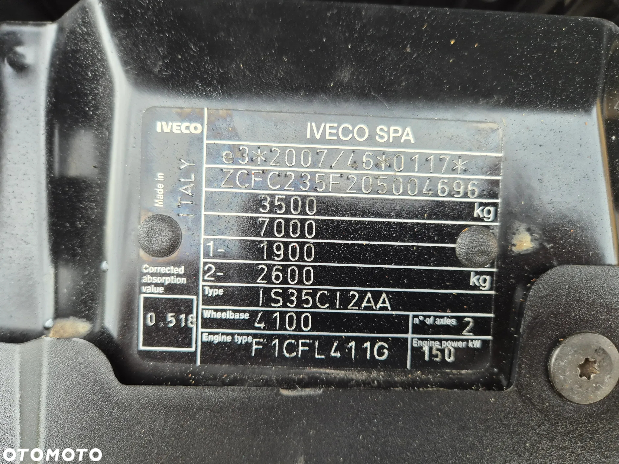 Iveco DAILY 35C21 FIRANKA 5.0M 10 EUROPALET KLIMATRONIC 210.000KM SUPER STAN - 18
