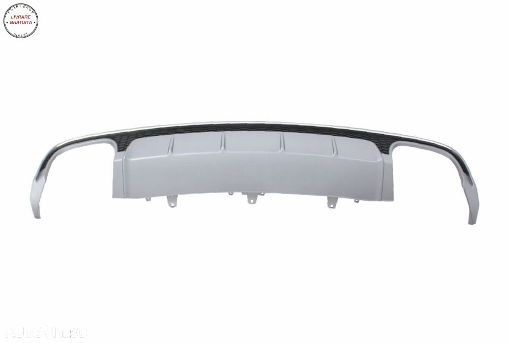 Difuzor Bara Spate Audi A6 4G Facelift S-Line (2015-2018) S6 Design- livrare gratuita - 1