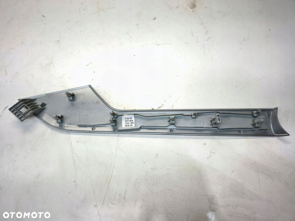 LISTWA DEKOR DRZWI PRAWY PRZÓD AUDI A4 B9 LIFT 8W0867410AG SZARY GŁADKI - 4