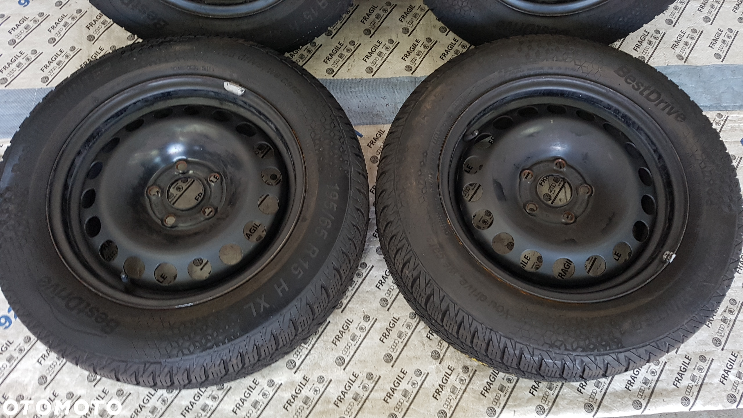 KOŁA ZIMA OPEL ASTRA K  5X105  6jx15 ET37 195/65R15  CZUJNIKI - 6
