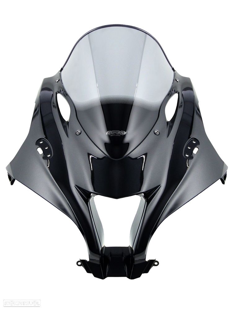 viseira mra racing preto kawasaki zx-10r 2016-2019 - 1