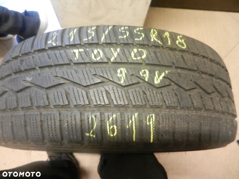 Opona pojedyńcza 215/55r18 toyo celcius 6,3mm zima