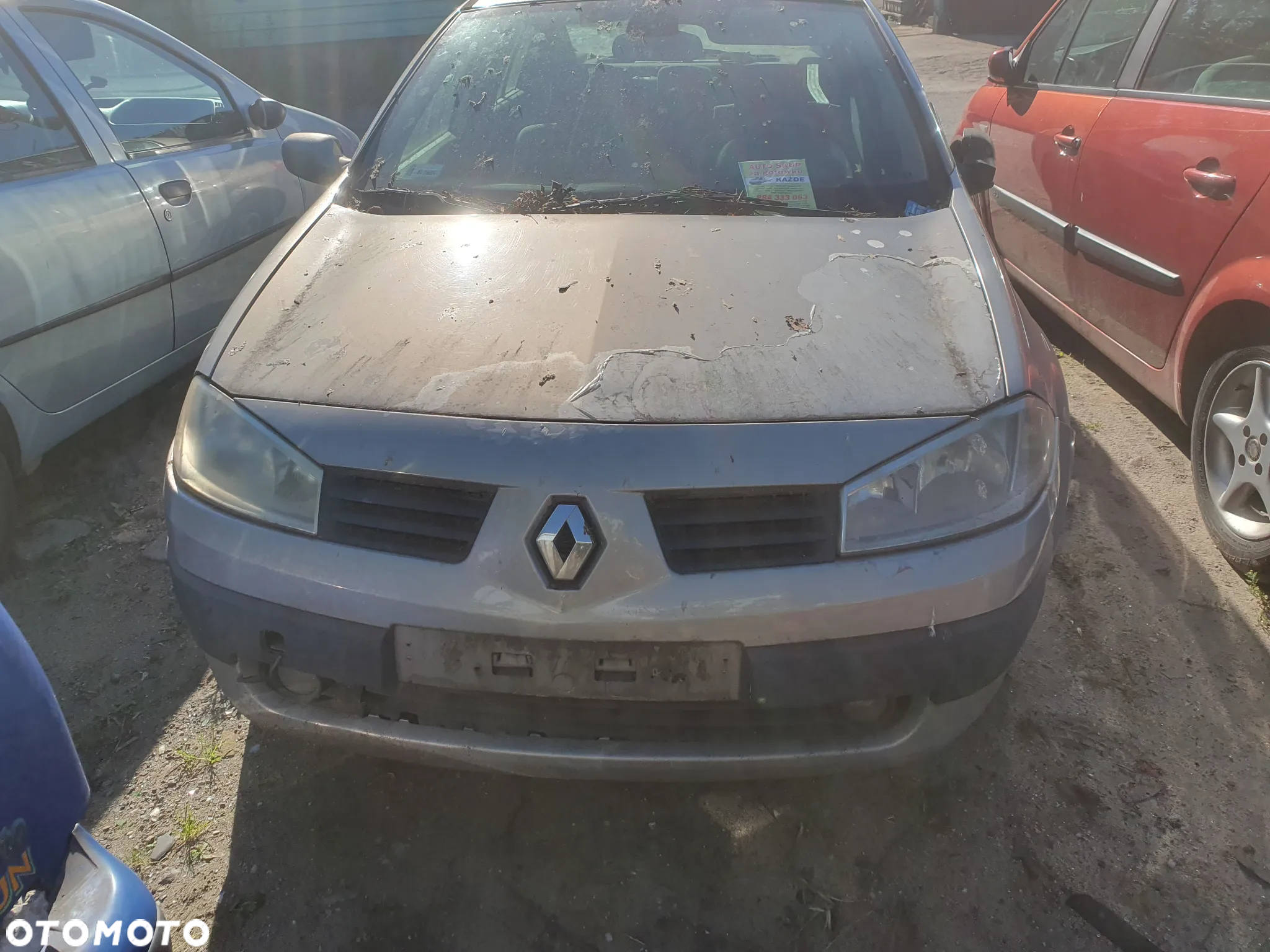 Megane 2 1.6 lakier TEA19 benzyna na części zderzak drzwi szyba prawa lewa błotnik maska tył przód silnik skrzynia biegów półoś zawieszenie - 3