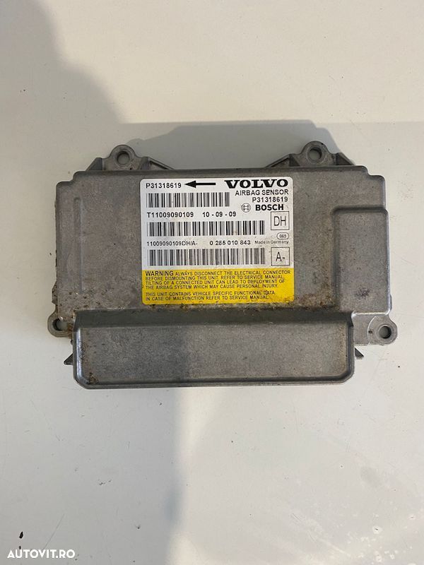 Calculator airbag SRS Volvo S60 V60 XC60 S80 XC70 V70 31318619 31658440 - 1