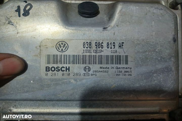 Calculator motor ECU 038906019AF 0281010289 - 1.9 ATD  038906019AF 02 - 4