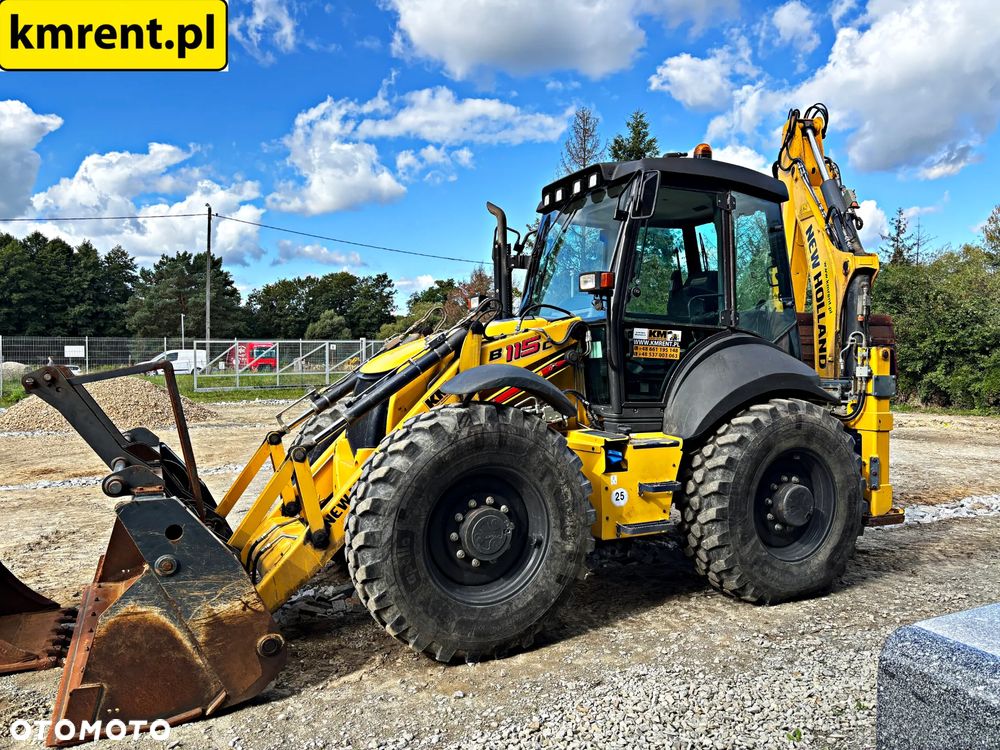 New Holland B 115 C KOPARKO-ŁADOWARKA 2017r. MTH: 3610 | jcb 3cx 4CX 5CX CAT 444 434 CASE 695 590 komatsu 97 - 11