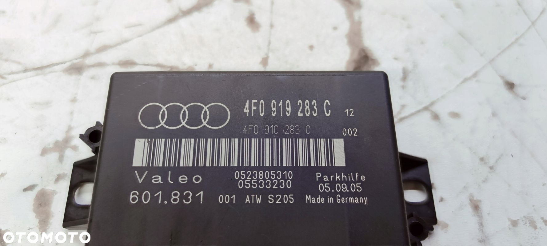 MODUŁ CZUJNIKÓW PARKOWANIA AUDI A6 C6 Q7 4F0919283C - 2