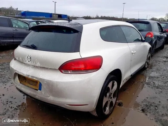 VW VOLKSWAGEN SCIROCCO 2.0 TFSI 16V 200CV CAW PEÇA PEÇAS FRENTE COMPLETA MOTOR PORTA PORTAS MALA PARACHOQUES CAPOT FAROLIM FAROLINS AIRBAG JANTE JANTES OTICA OTICAS - 2