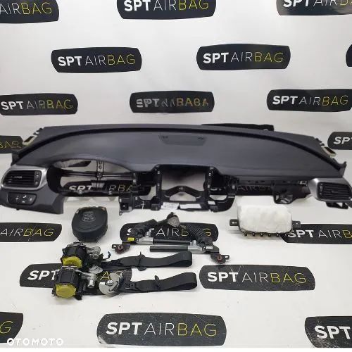 KIA SORENTO III 3 DESKA ROZDZIELCZA KONSOLA KOKPIT PULPIT PODUSZKI AIRBAG AIR BAG PASY KIT SET - 1