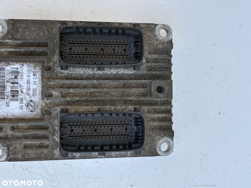 FIAT 1.2 KOMPUTER  STEROWNIK  SILNIKA ECU 5SF3M1D032 - 4