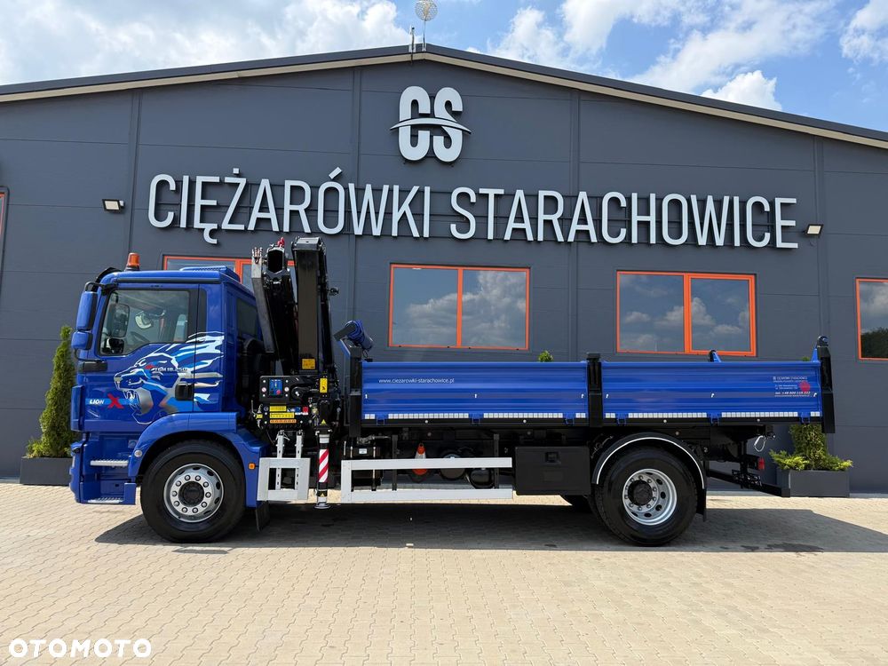MAN TGM TGL TGS 18.250 // E6 // Klimatyzacja //  wywrotka + HDS HMF z pilotem // 4x2 // budowlanka // kiper wywrot żuraw dzwig kran crane - 4