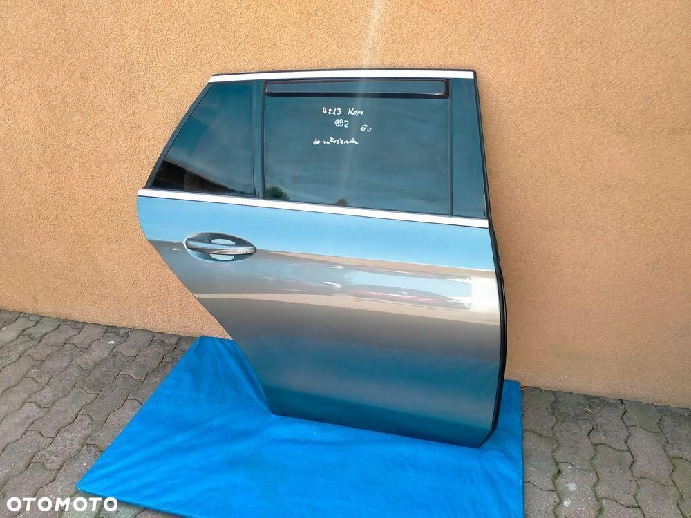 MERCEDES W213 KOMBI 992 DRZWI PRAWE TYLNE PRAWY TYŁ KOMPLETNE - 1