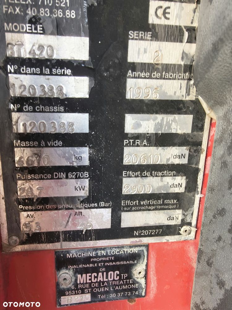 Manitou BT 420 JCB TLT MERLO MANITOU MAŁA ŁADOWARKA TELESKOPOWA - 14