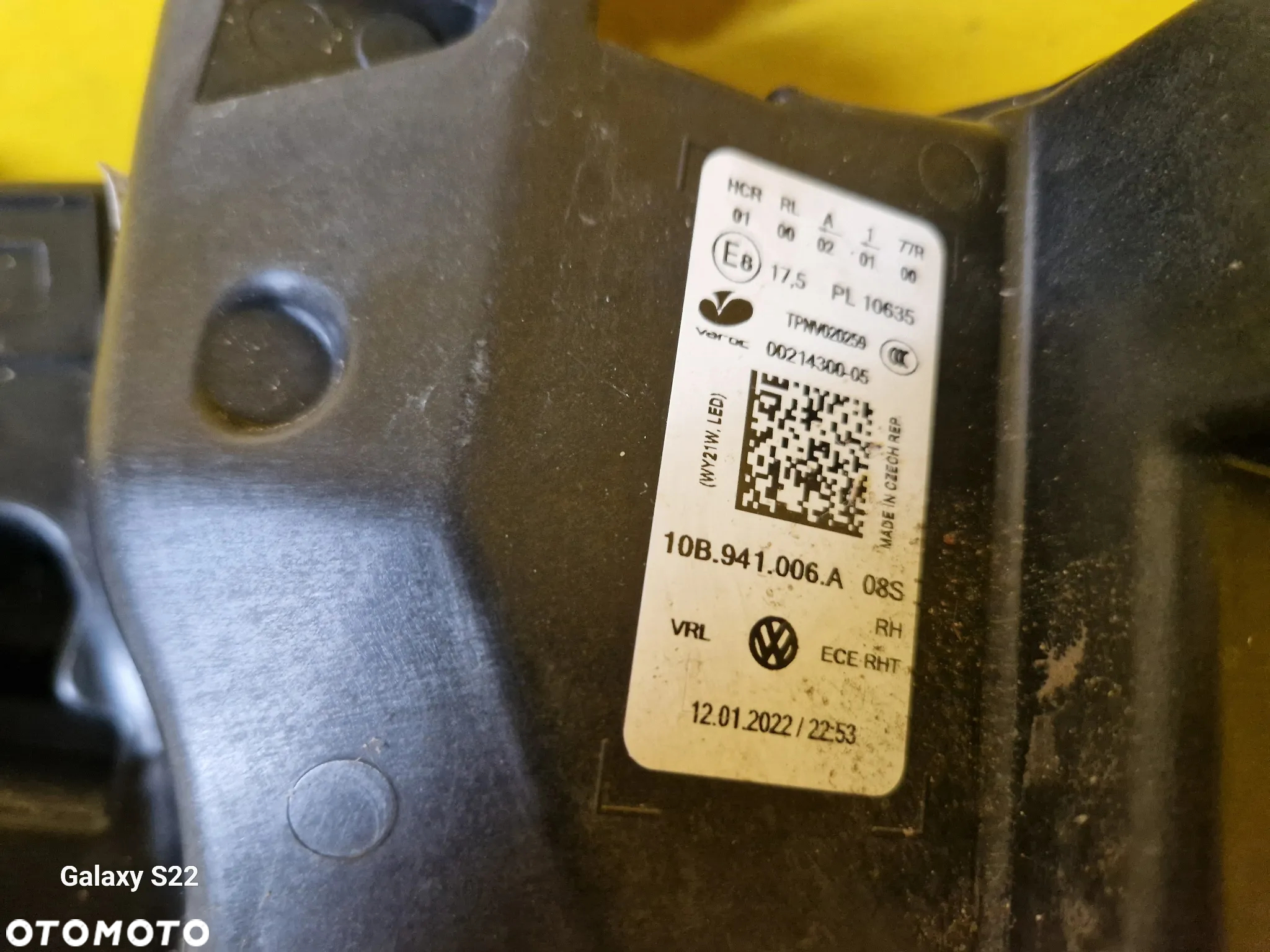 VW ID3 ID 3 LAMPA PRZEDNIA PRAWA LED FULL 10B941006A - 6