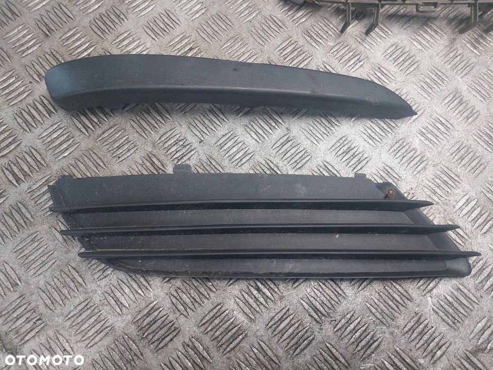 KRATKA ZDERZAKA PRZÓD KOMPLET + ZAŚLEPKA XENONU OPEL ASTRA H Z163 - 4