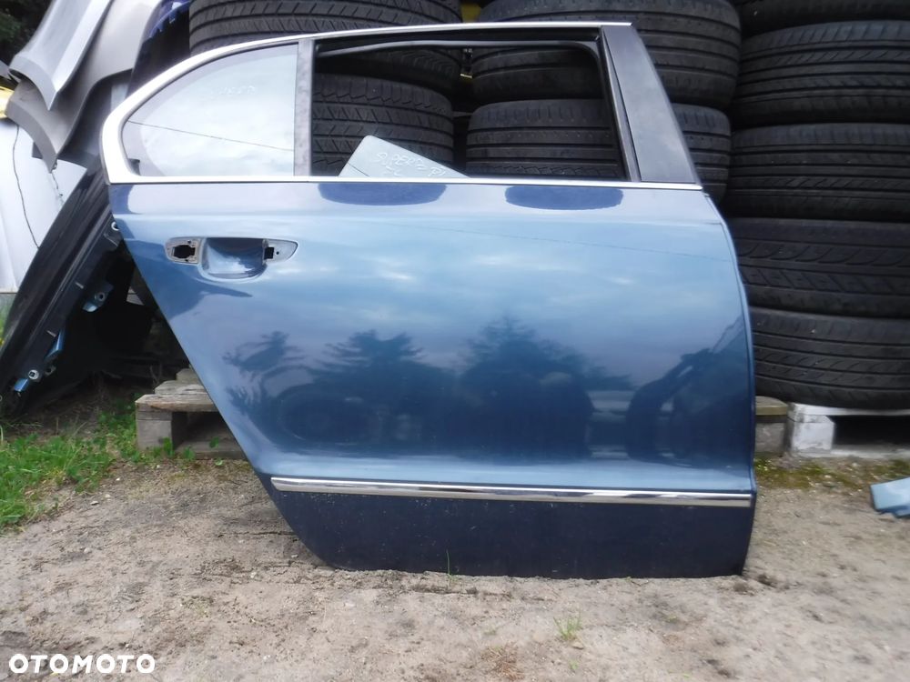 Skoda Superb II 2 LIFT FL 12-15 LW5Q F0F0 sedan liftback drzwi tyl lewe prawe HB szyba - 8