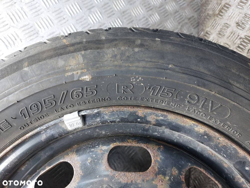 KOŁO FELGA OPONA ZAPAS 5x100 6Jx15 FI57,1 195/65R15 GOLF IV 1J0601027H - 4