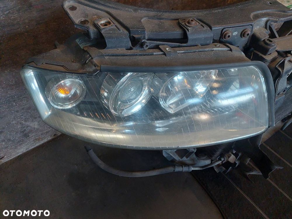 KOMPLETNY PRZÓD ZDERZAK PRZÓD BŁOTNIK PAS PRZEDNI LAMPY AUDI A4 B6 LY9B - 11