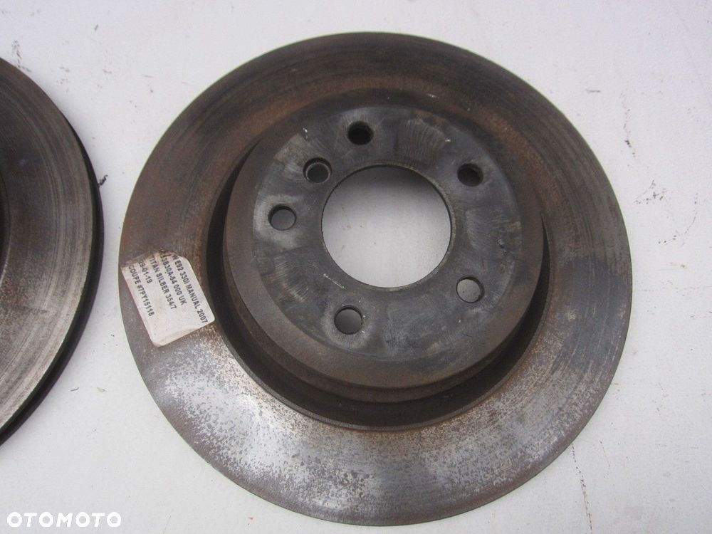 BMW E90 330i 335i TARCZE HAMULCOWE TYLNE TYŁ 336X22 34216855004 6855004 2ST - 3