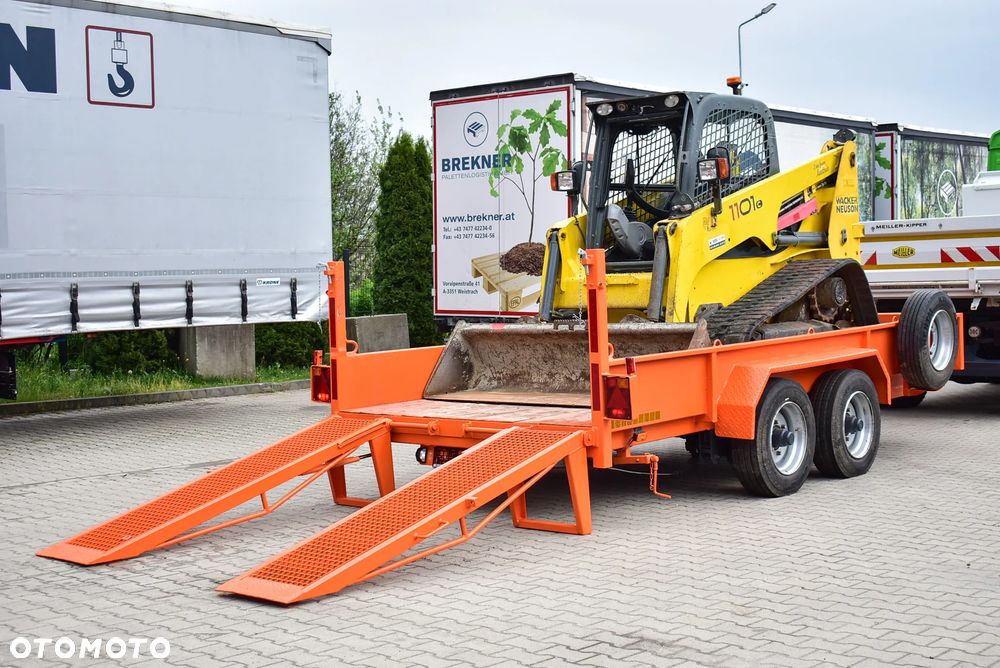 Blomenröhr Przyczepa do przewozu maszyn budowlanych / Najazdy/ DMC : 6900 KG/ Sprowadzona z Niemiec ! - 1