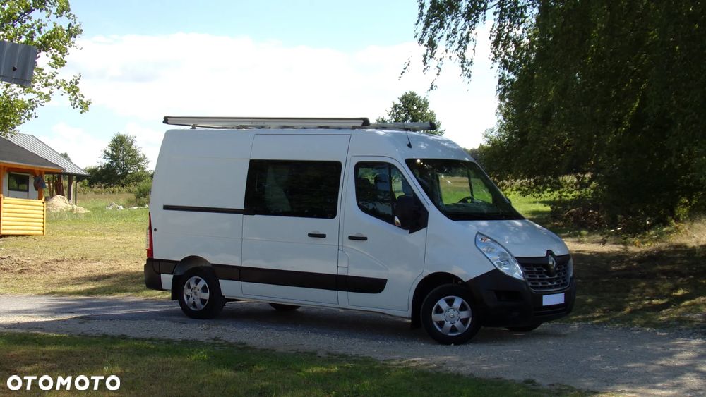 Renault MASTER 2.3 125KM * KLIMA * BRYGADÓWKA 7 OSÓB * SERWIS ! ZADBANY ! - 2