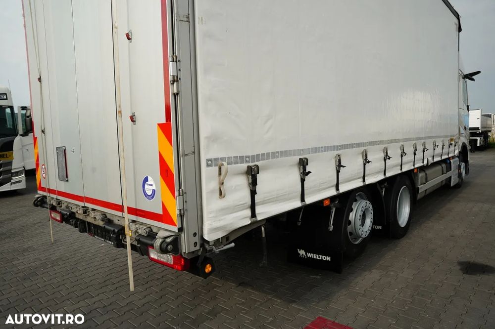 Volvo FH 460 / CORTINĂ - 7.75 M / I-SAVE / AER CONDIȚIONAT PARCARE / PUNTE RELAXABILĂ / DIRECȚIE / CORTINĂ RANFORSATĂ - 12