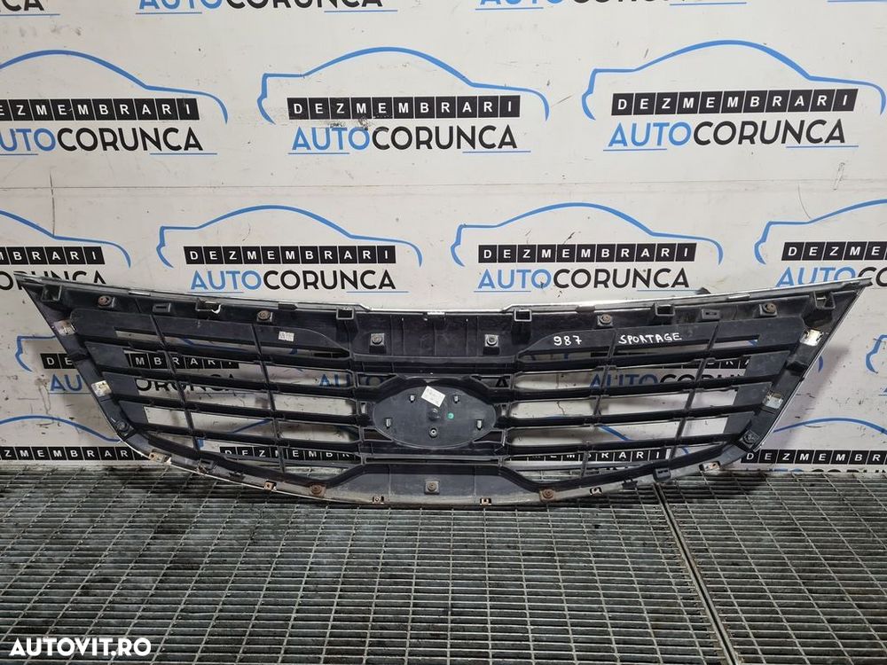 Grila fata Kia Sportage III 2010 - 2016 (987) CROM RUPT GRILA CRĂPATĂ ȘI LIPSEȘTE O ... - 8