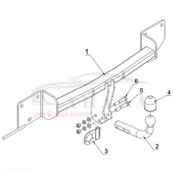 Hak Holowniczy Odkręcany Do Bmw X1 E84 2009-2015 - 6