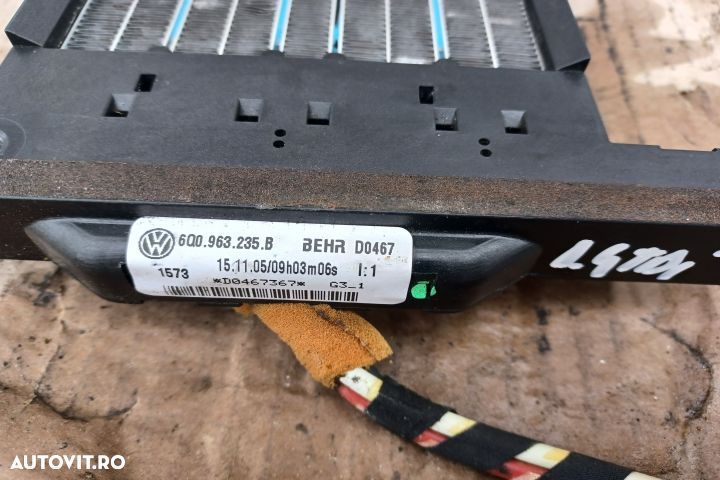 REZISTENRA CALORIFER RADIATOR 1.4 TDI 6Q0963235B Volkswagen VW   seria - 2