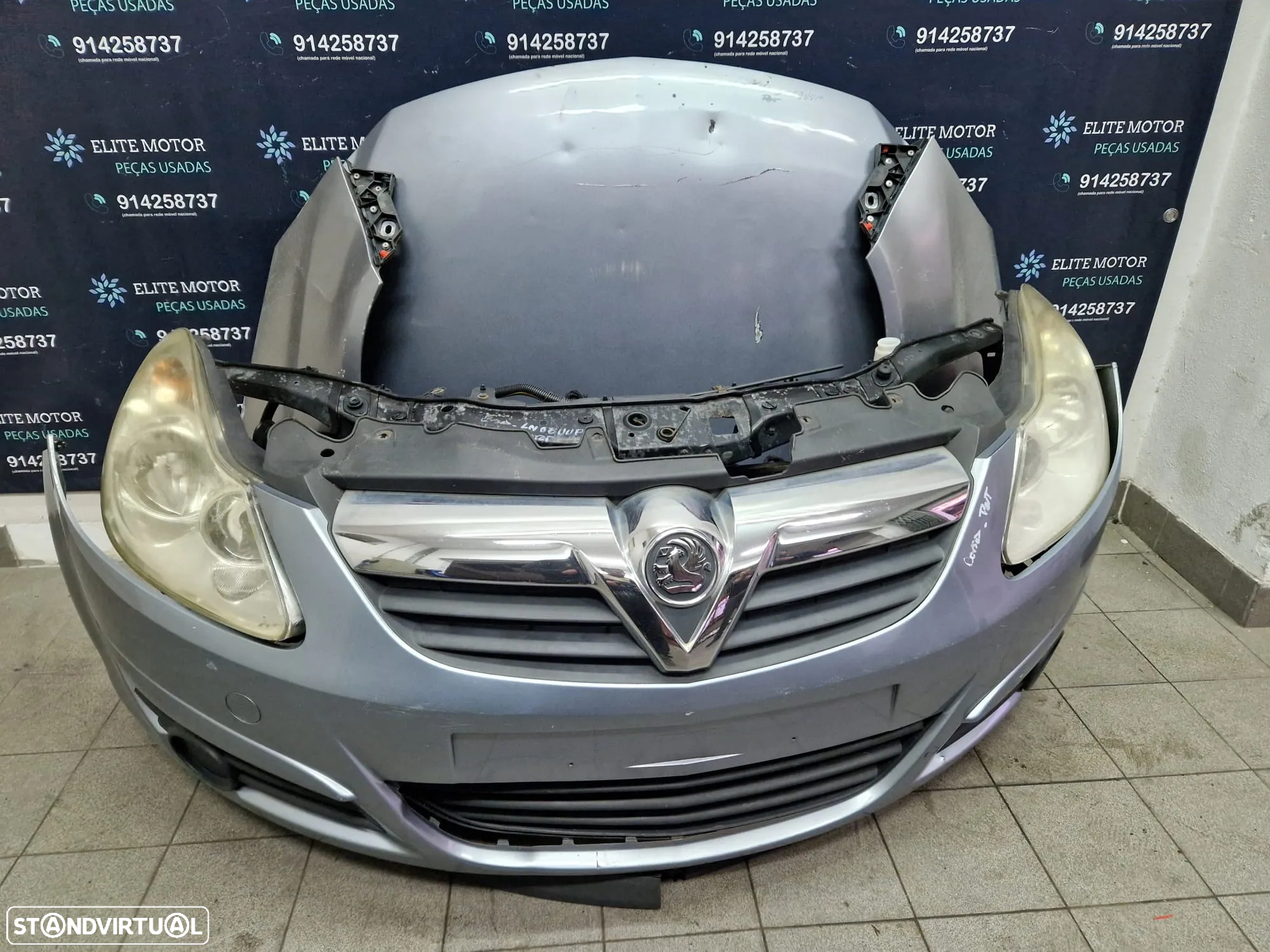 Frente completa usada OPEL CORSA D capot parachoques oticas guardalamas 1.3 CDTI - 3