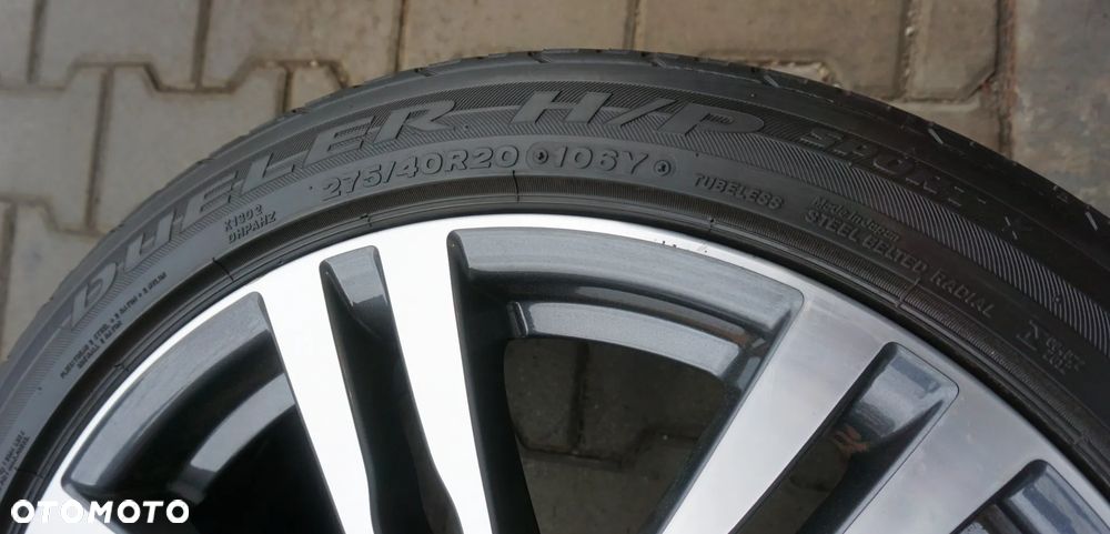 Koła 20 calowe felgi oryginalne BMW X5 Bridgestone Dueler H/P SPORT RFT * K5 - 8