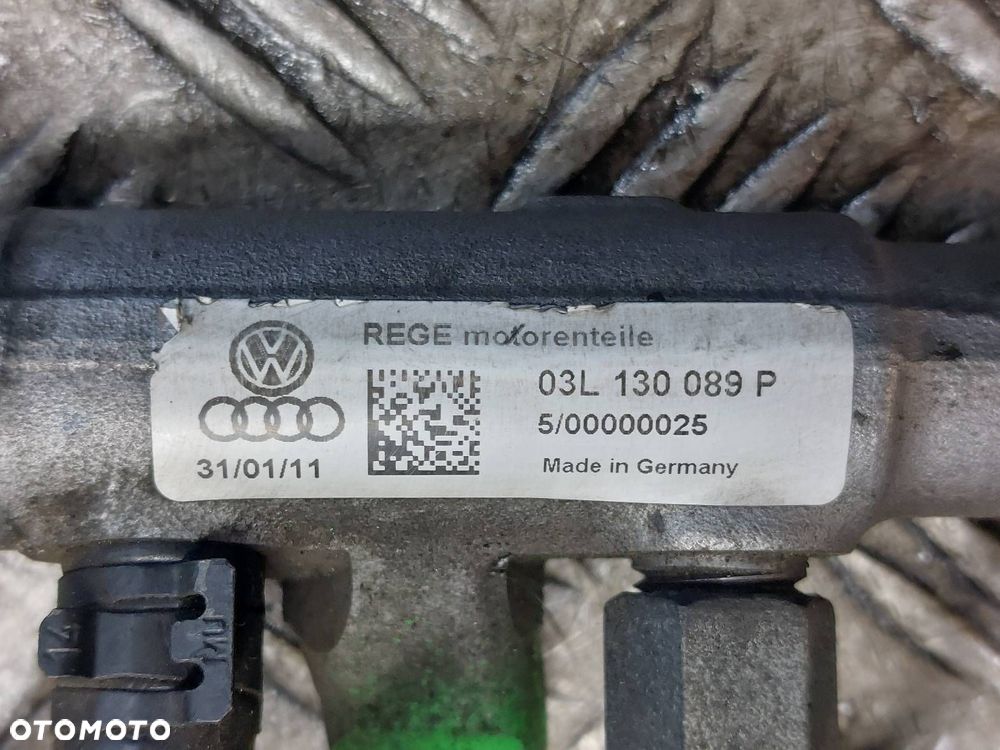 POMPA WTRYSKOWA + WTRYSKIWACZE + LISTWA KOMPLET AUDI A3 8P LIFT 03L130755D - 5