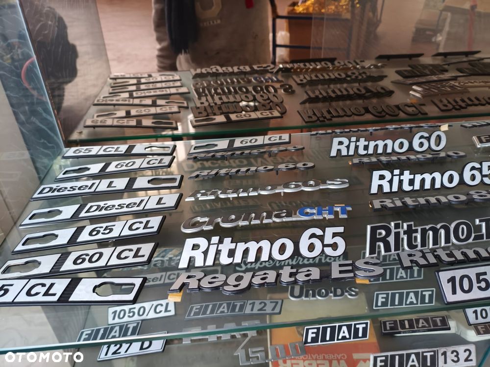 EMBLEMATY FIAT LANCIA 126 125 127 131 uno panda ritmo 1100 1500 prisma oraz inne.... - 11