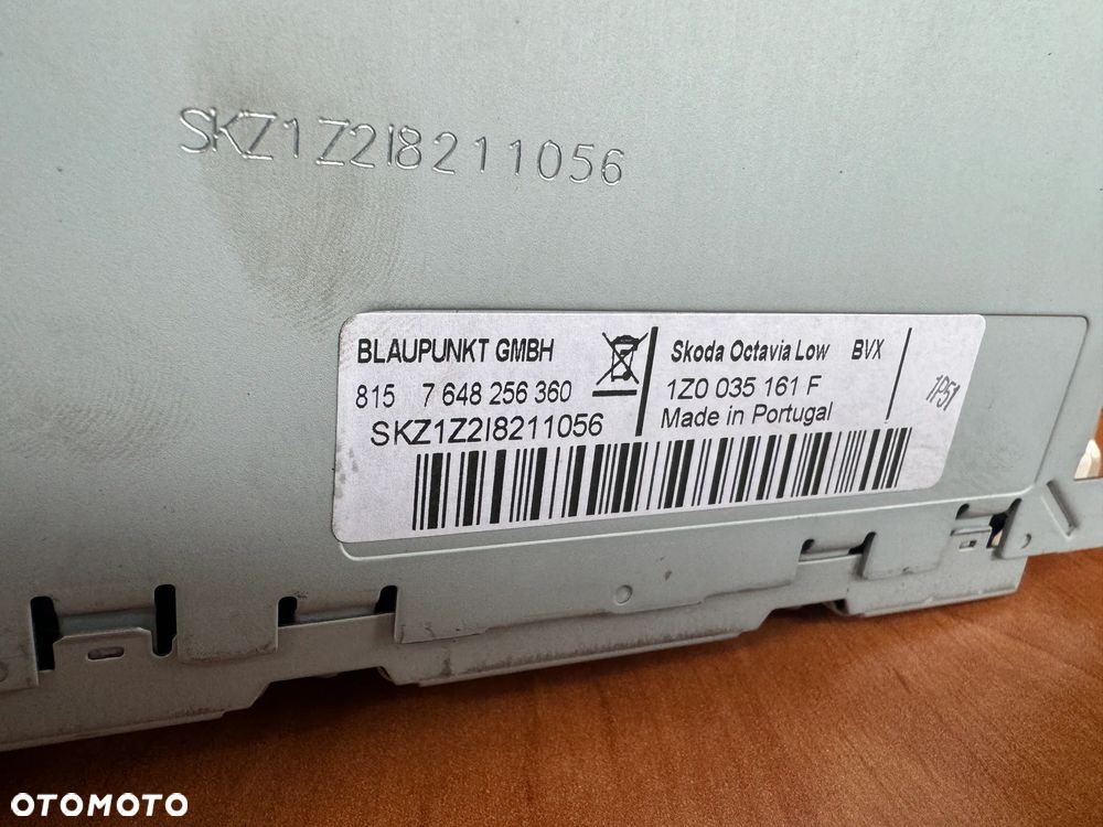 Radio Skoda Octavia II lift 1z0035161f Swing MP3 - 2