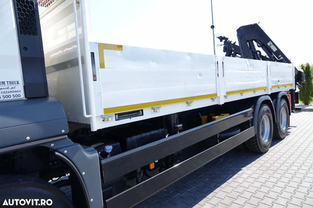 MAN TGS 26.400 / 6x4 / CUTIE - 6.5M / HDS HIAB 188 4xinaltime 13 metri / EURO 6 / 2016 /RADIO CONTROL / ROTATOR / - 11